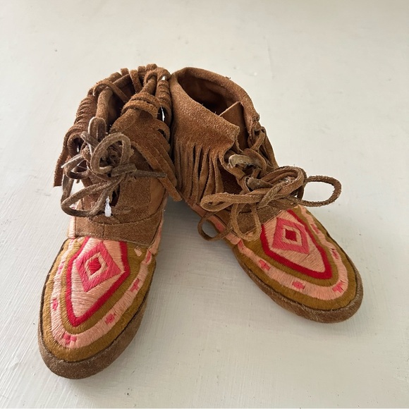 Zara Native Toddler Suede Boots Size 28/29 (10.5). - Picture 8 of 8